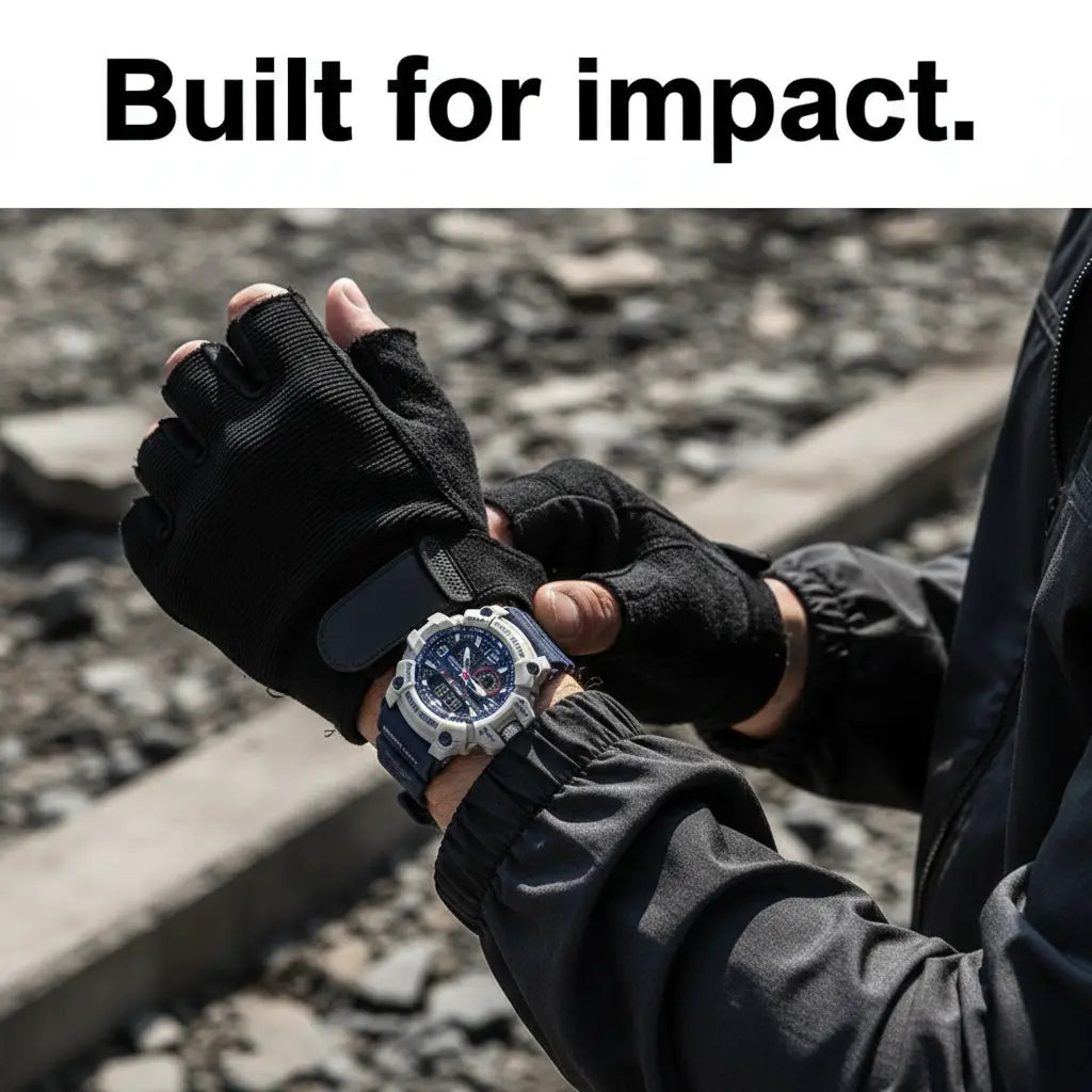 HOVX Titanium Strike - Tactical Digital Men’s Watch