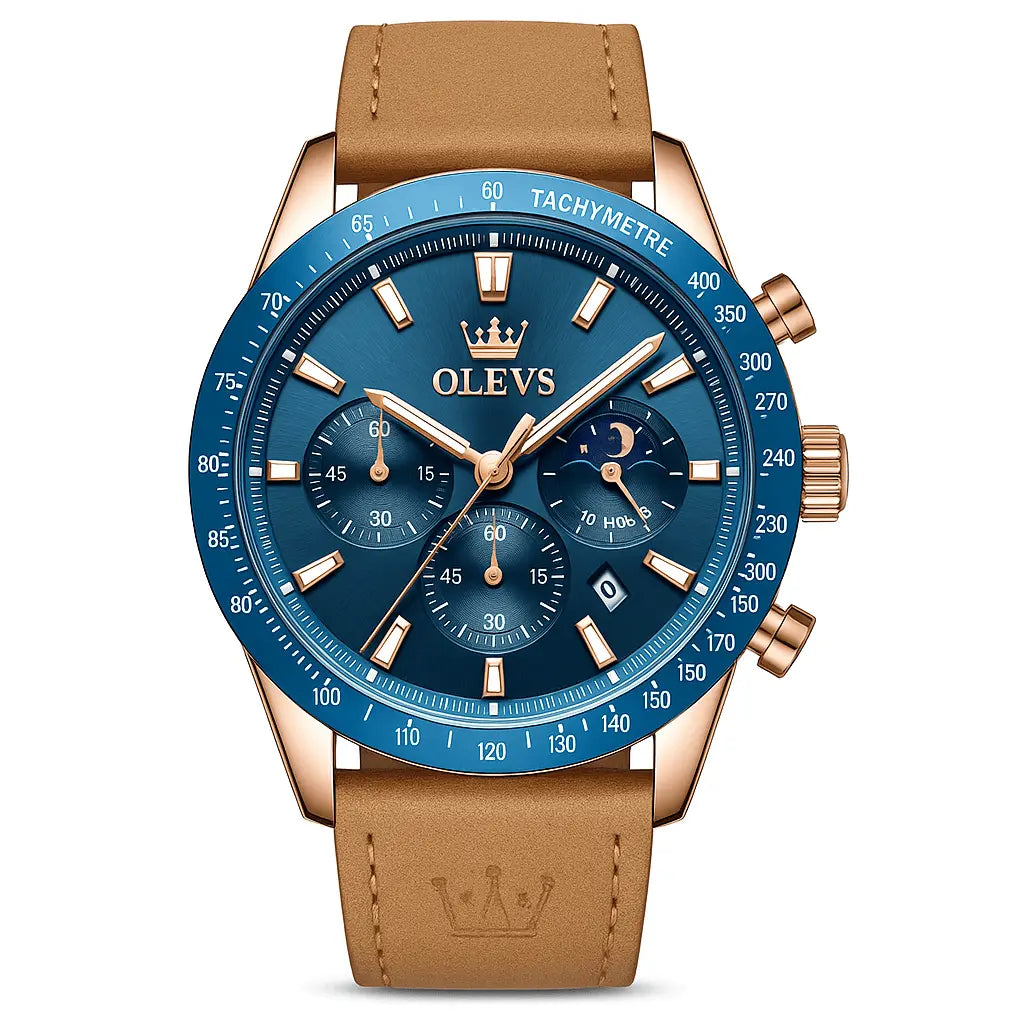 Quartz Waterproof Men's Watch Rose