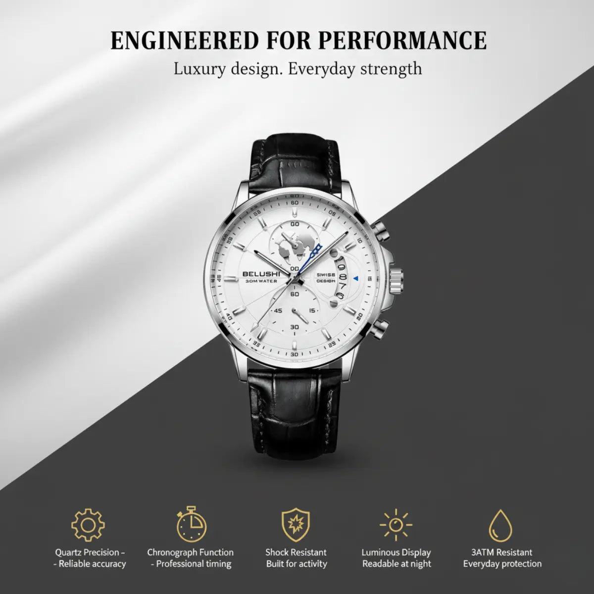 Chronosport – Luxury Quartz Business Sports Watch for Men