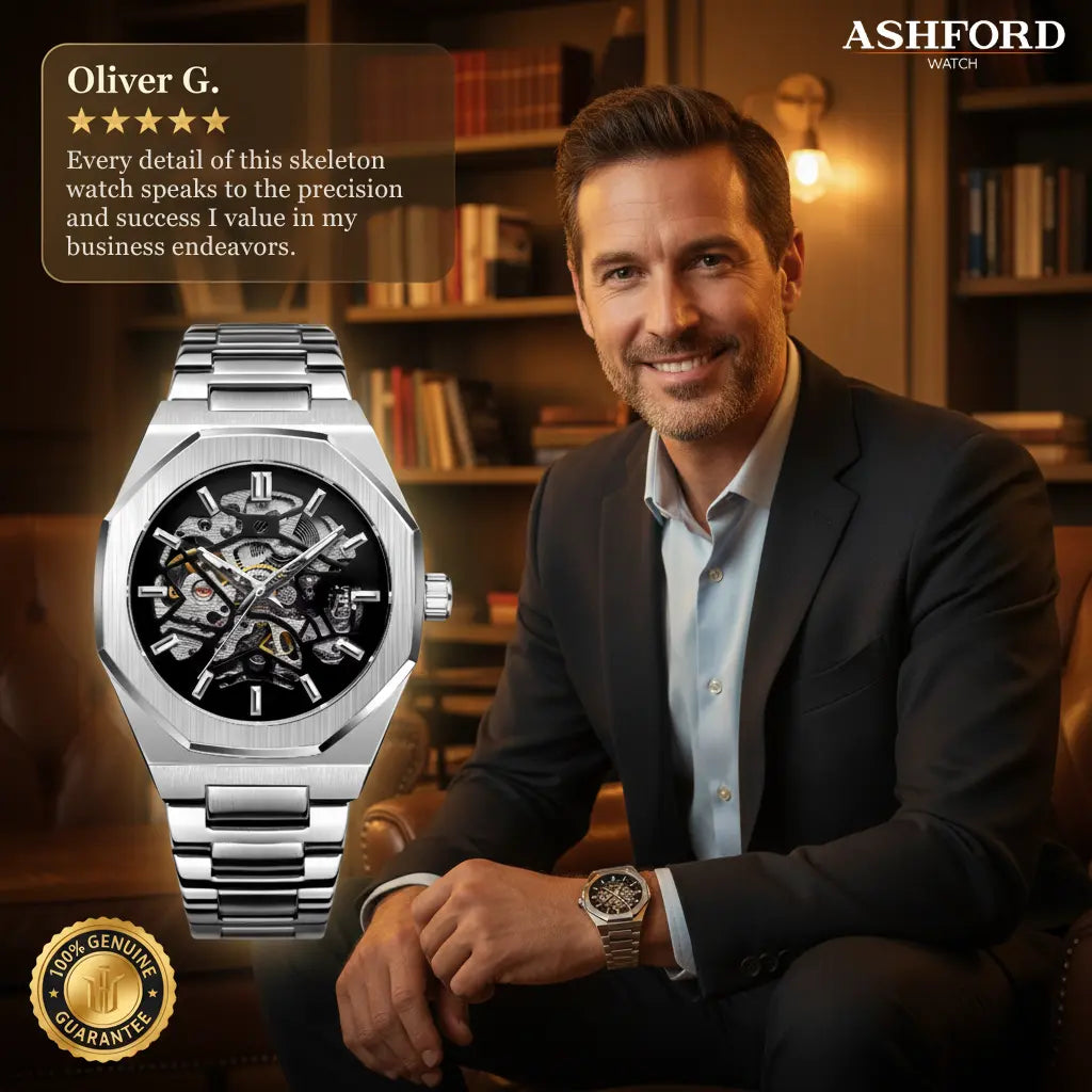 Monaco Skeleton Automatic Watch