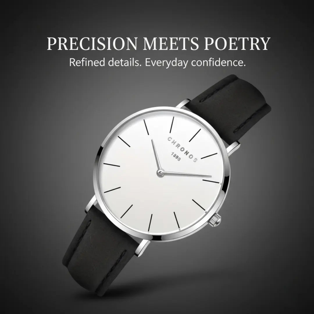 Zenith Classic – Quartz Casual Leather Watch