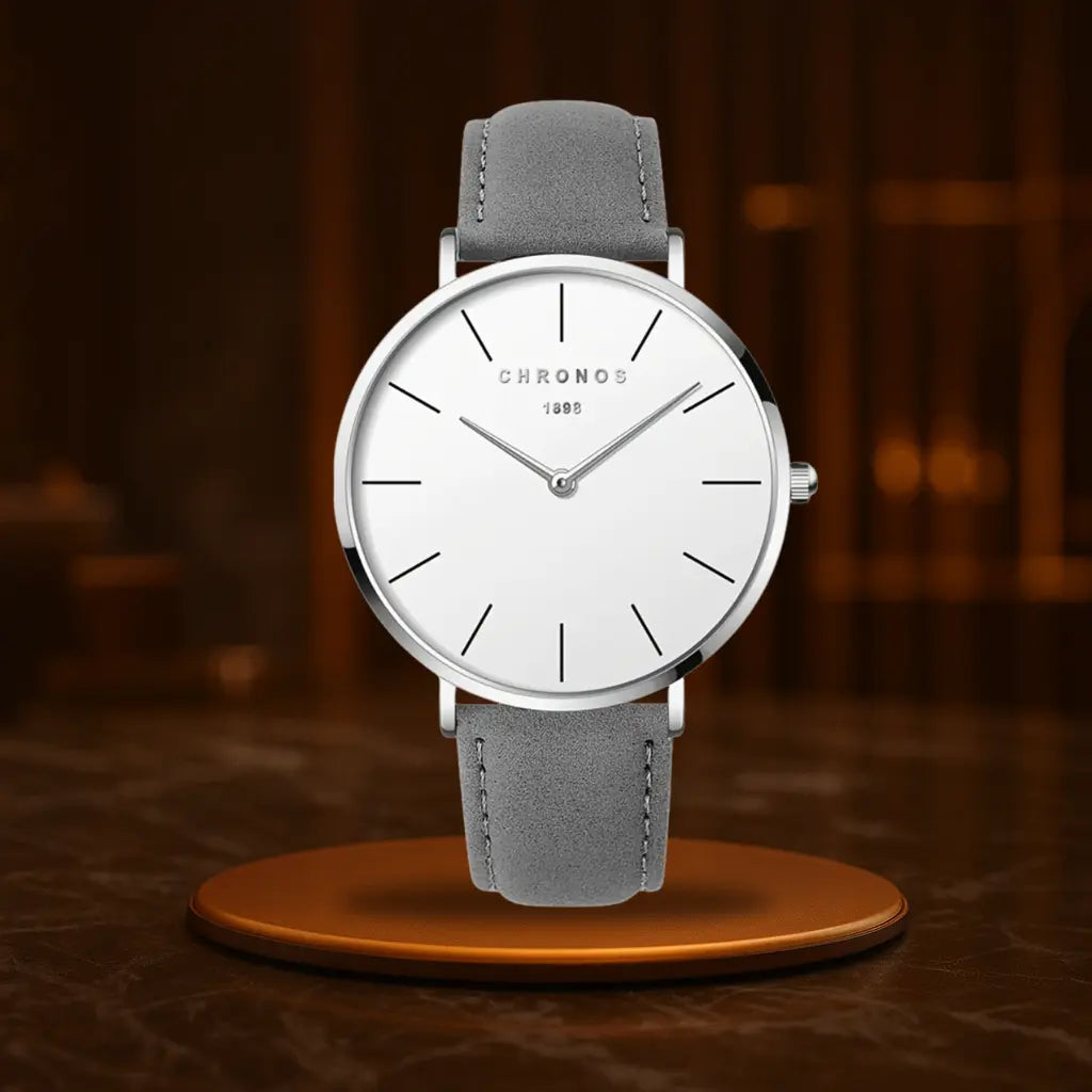 Zenith Classic – Quartz Casual Leather Watch