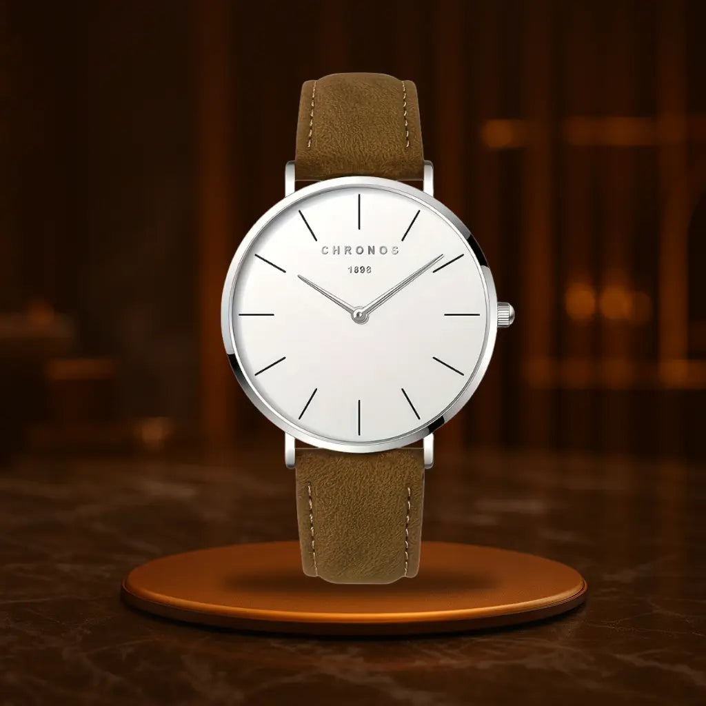 Zenith Classic – Quartz Casual Leather Watch