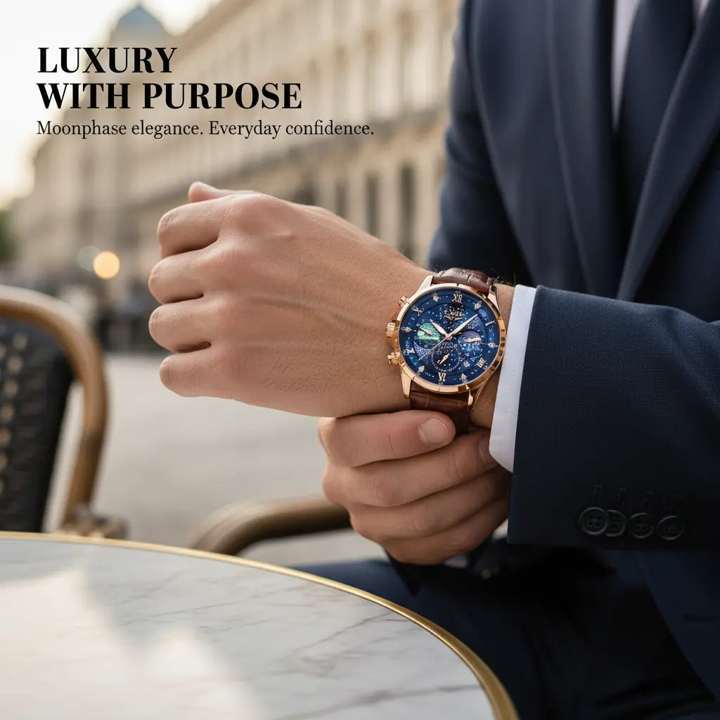 Eclipse Moonphase Luxury Watch