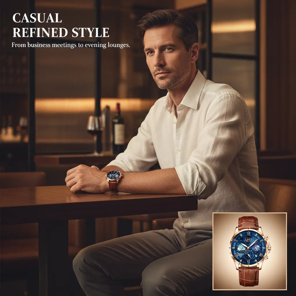 Eclipse Moonphase Luxury Watch