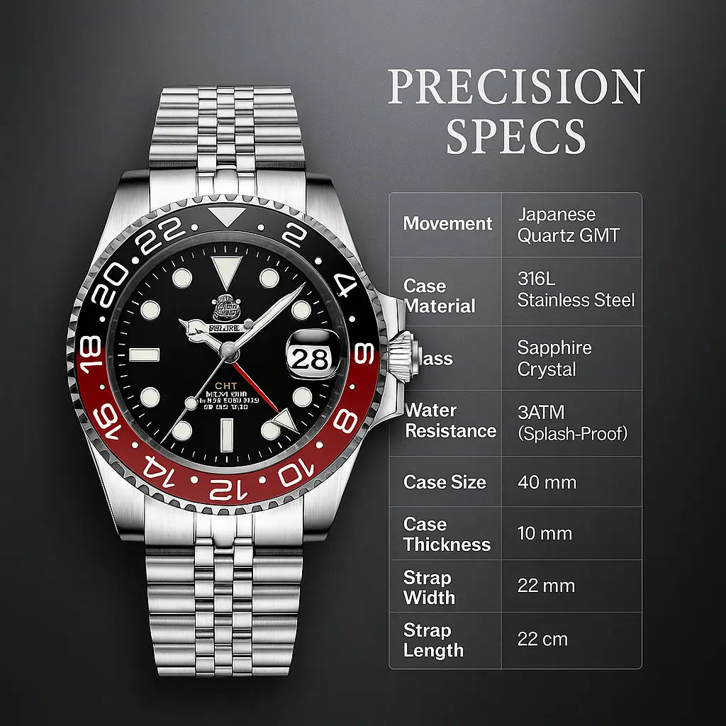 Rotterdam GMT Mens Watch