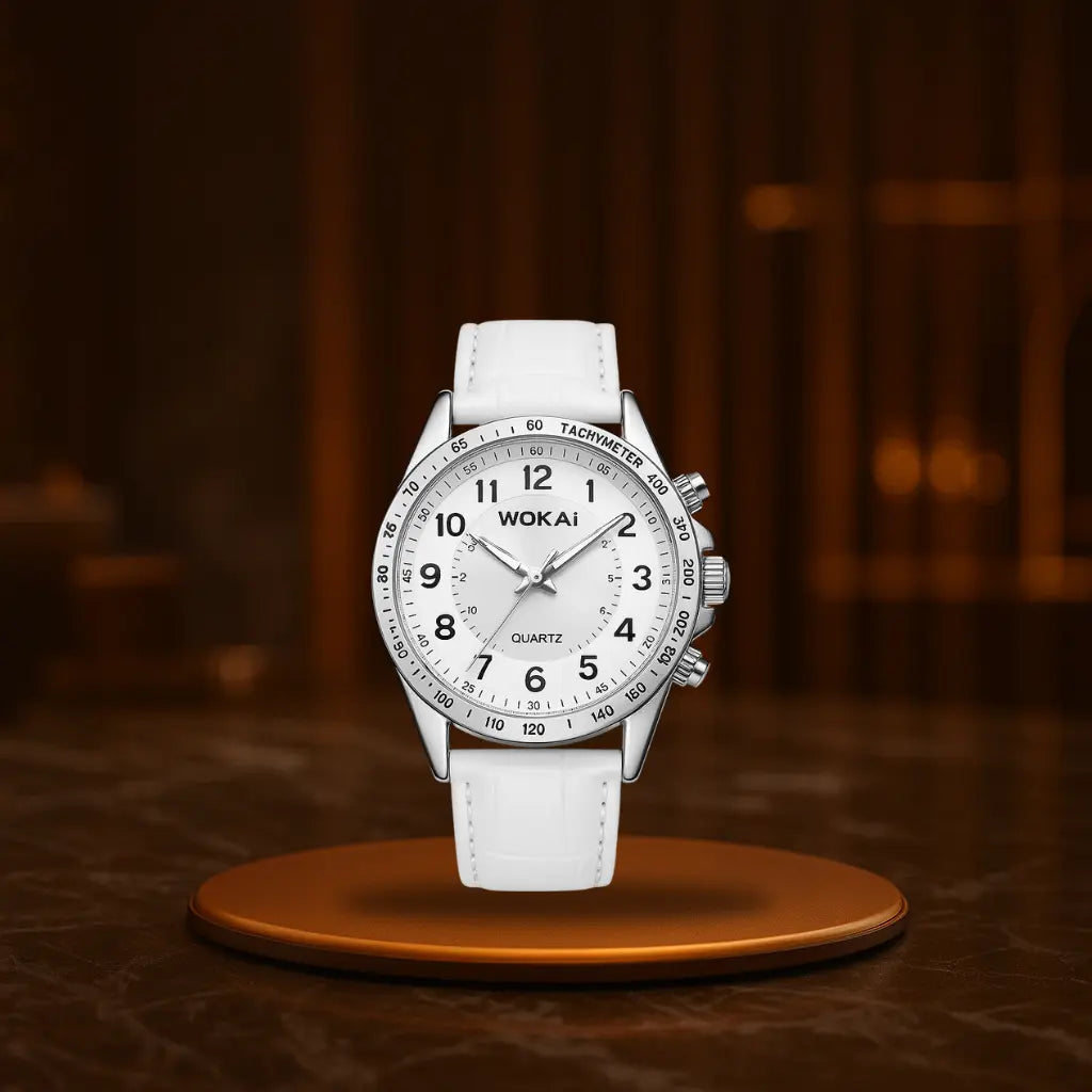 Casual Sport White Men's Watch