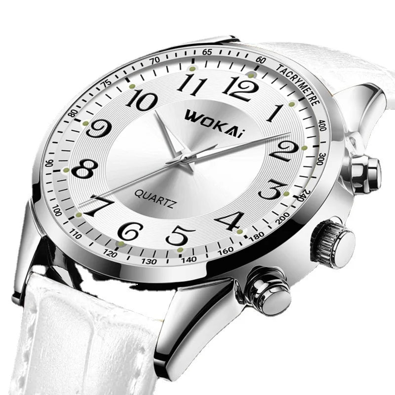 Casual Sport White Men's Watch