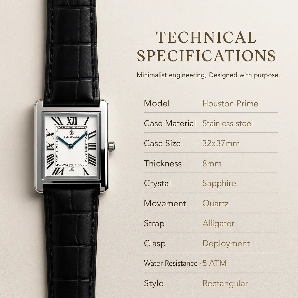 HOVX Houston Prime – Minimalist Steel Men’s Watch