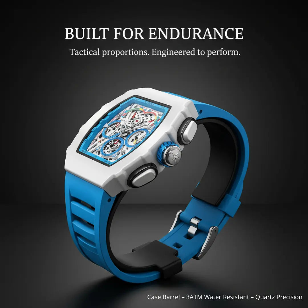 HOVX Atlas Barrel – Men’s Quartz Barrel-Shaped Watch