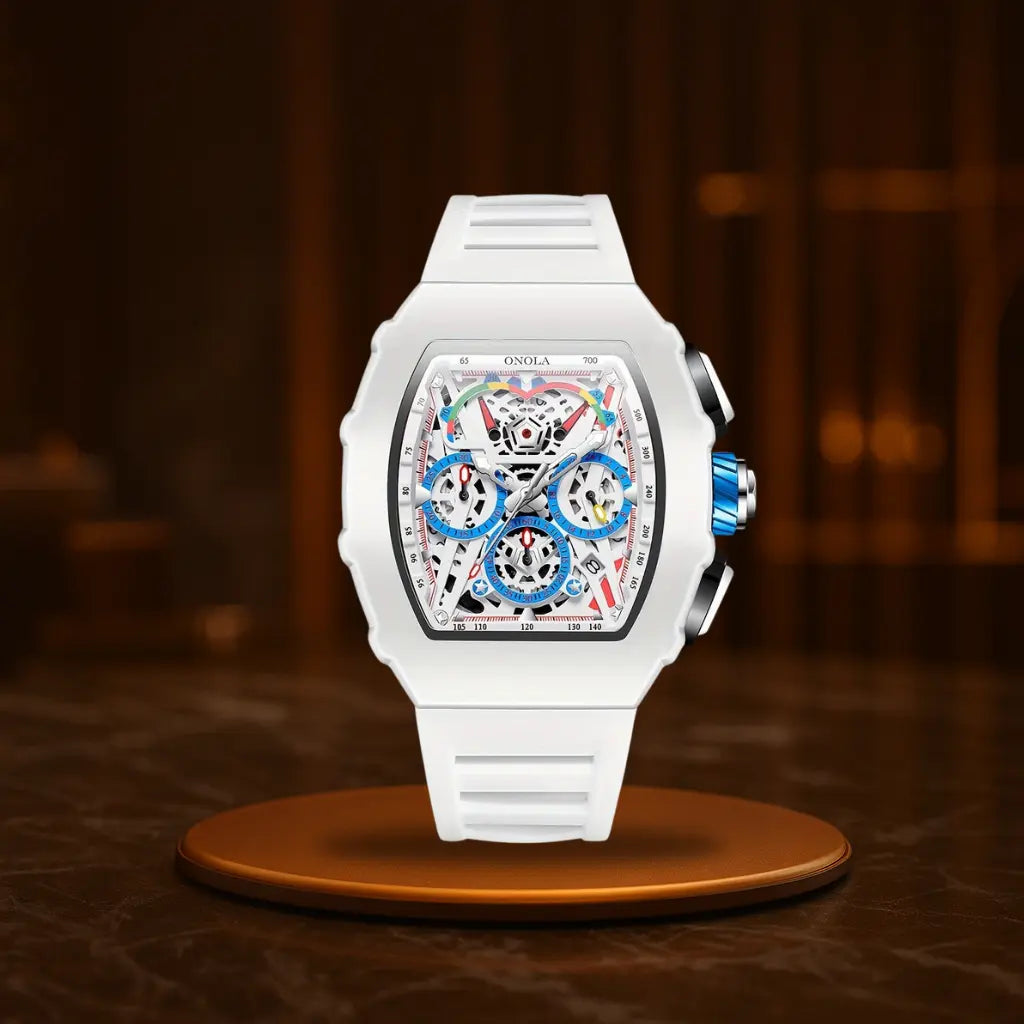 HOVX Atlas Barrel – Men’s Quartz Barrel-Shaped Watch