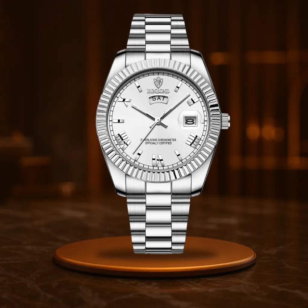 HOVX Aurelius Steel Men’s Watch