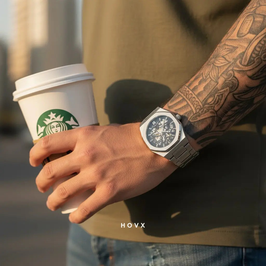 Monaco Skeleton Automatic Watch