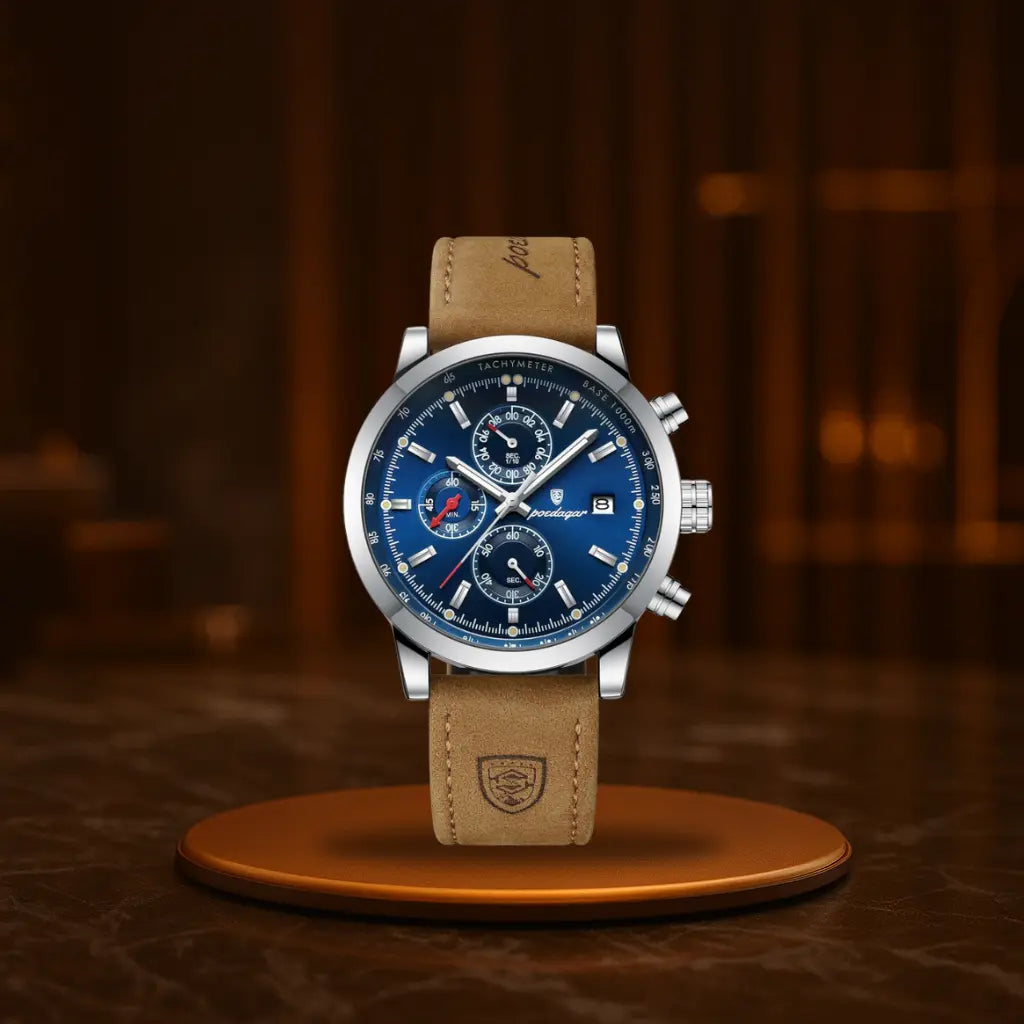 Luxurious Trendy Men's Watch Blue