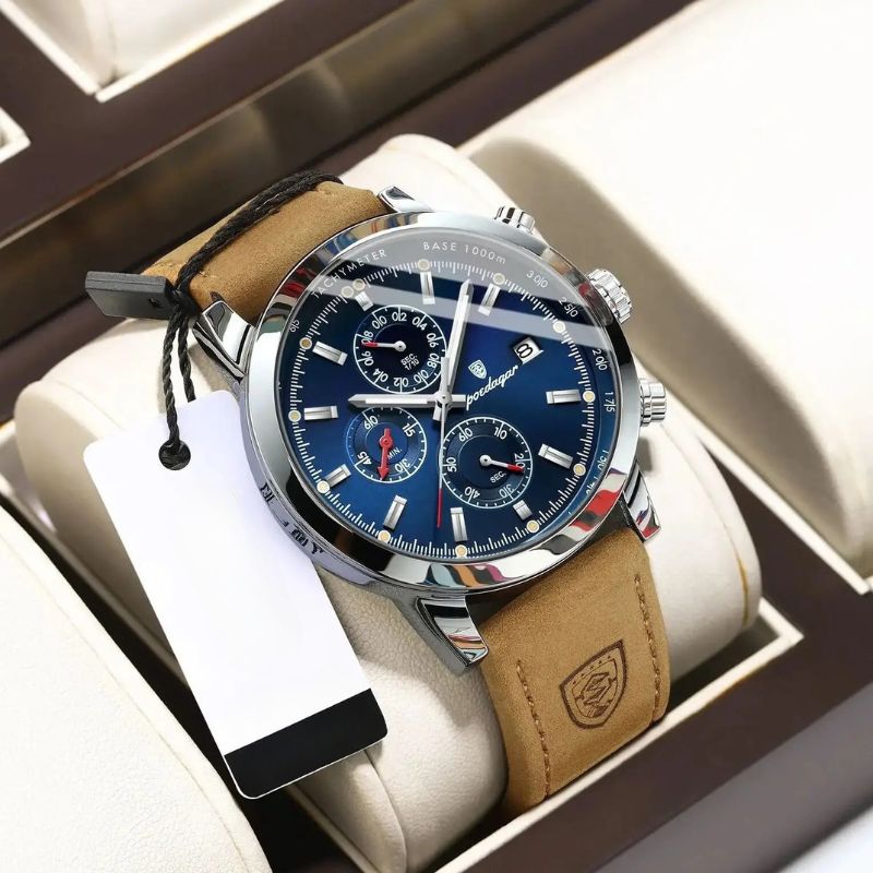Luxurious Trendy Men's Watch Blue