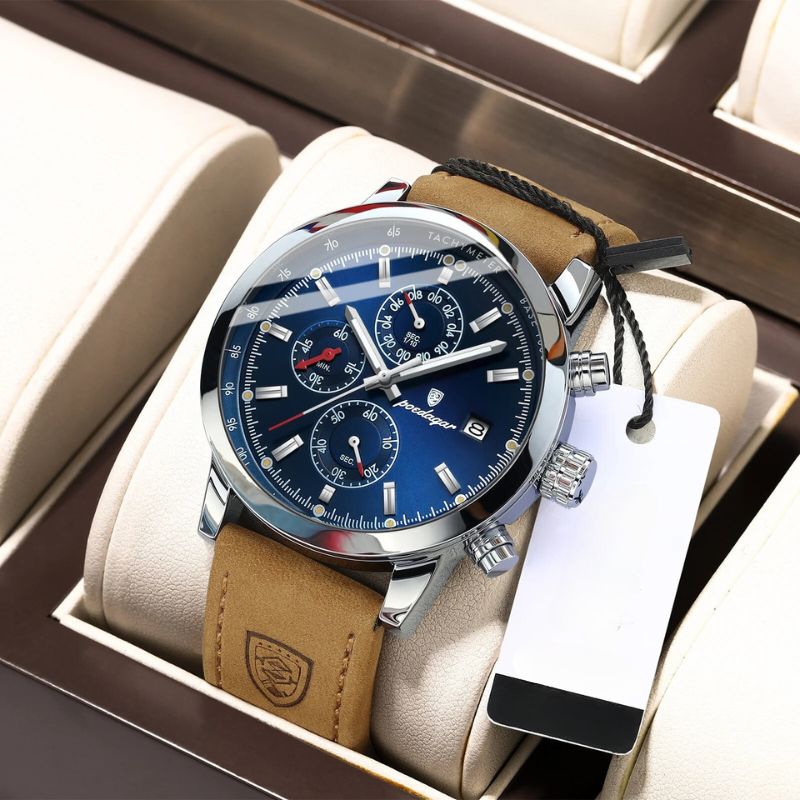 Luxurious Trendy Men's Watch Blue