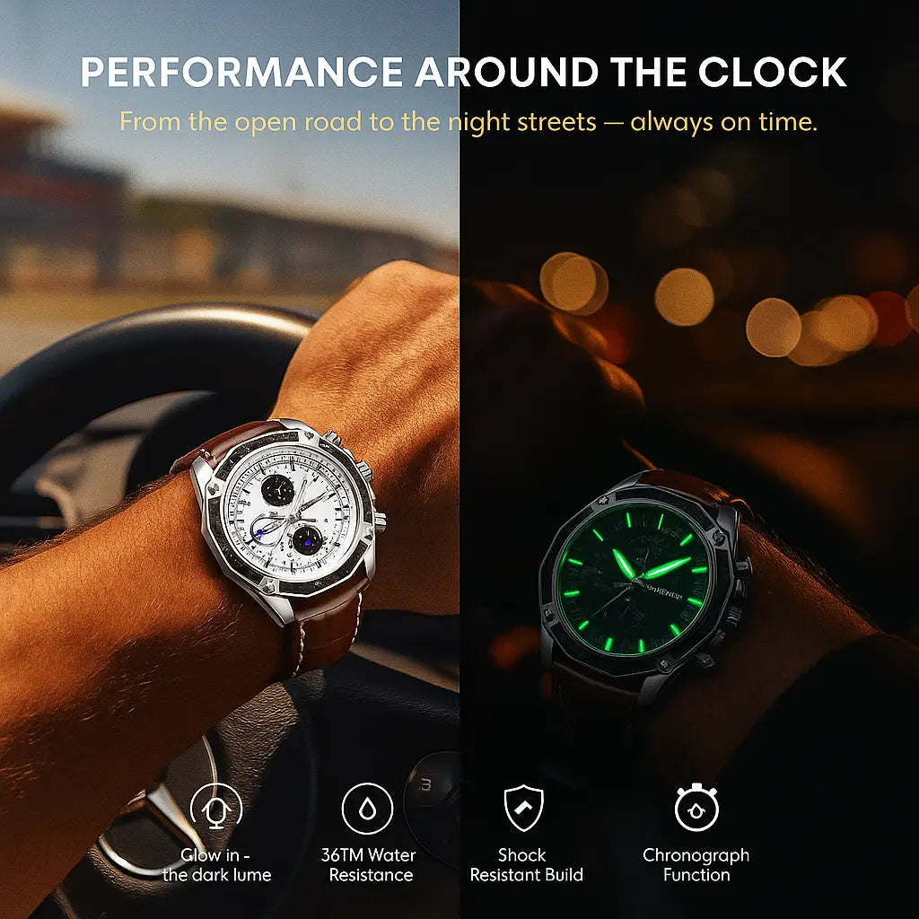 Quartz Chronograph Racing Men's Watch