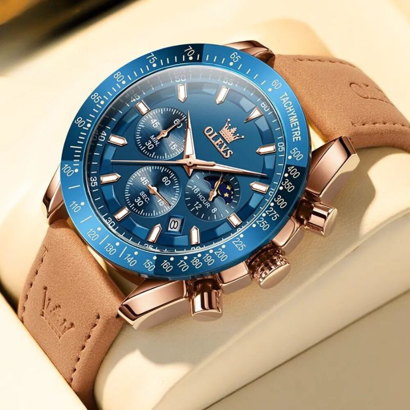 Quartz Waterproof Men's Watch Rose