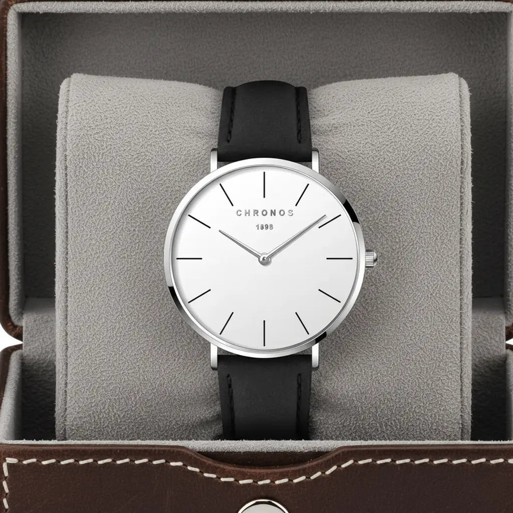 Zenith Classic – Quartz Casual Leather Watch
