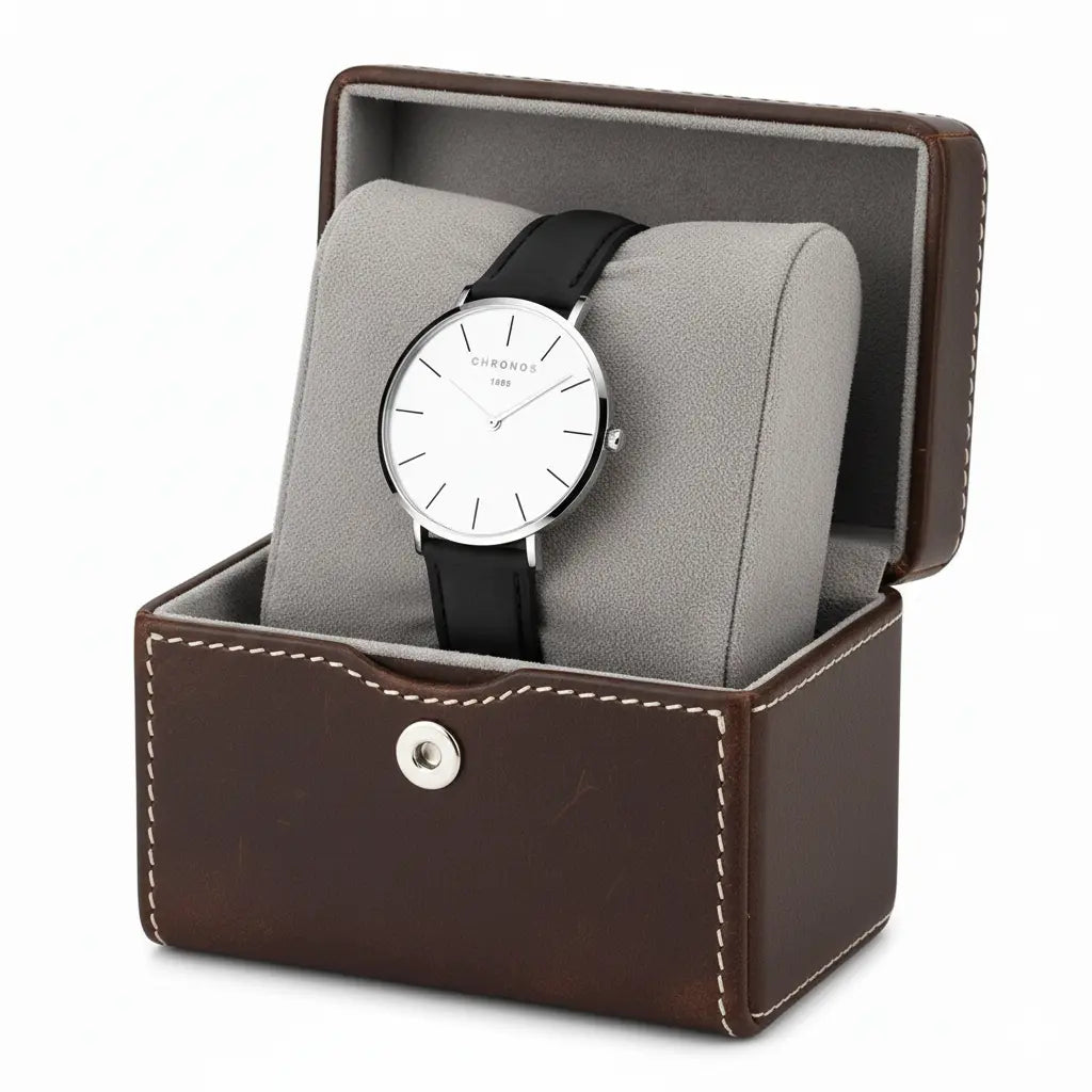 Zenith Classic – Quartz Casual Leather Watch