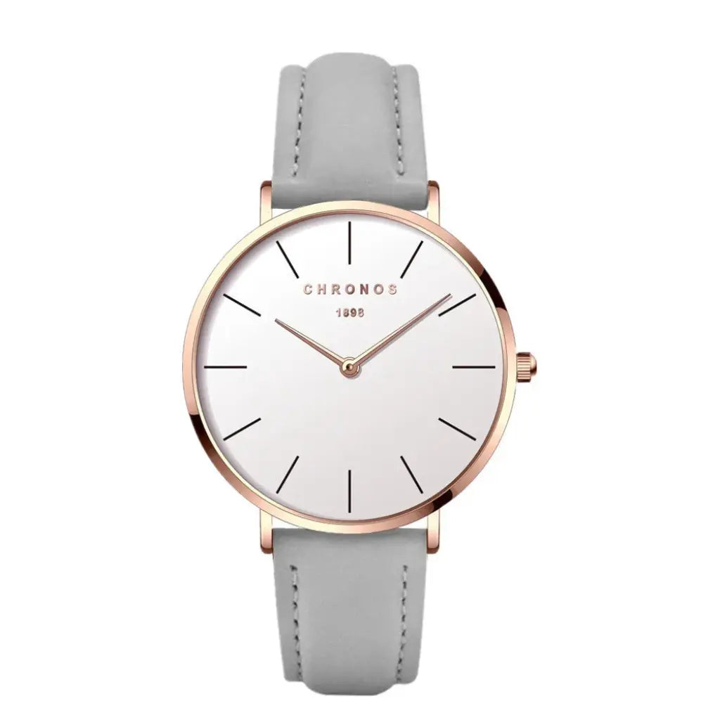 Zenith Classic – Quartz Casual Leather Watch