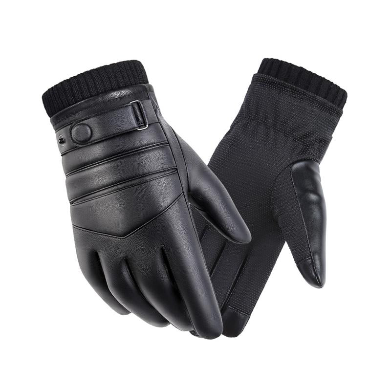 HOVX Men’s Thermal Leather Gloves