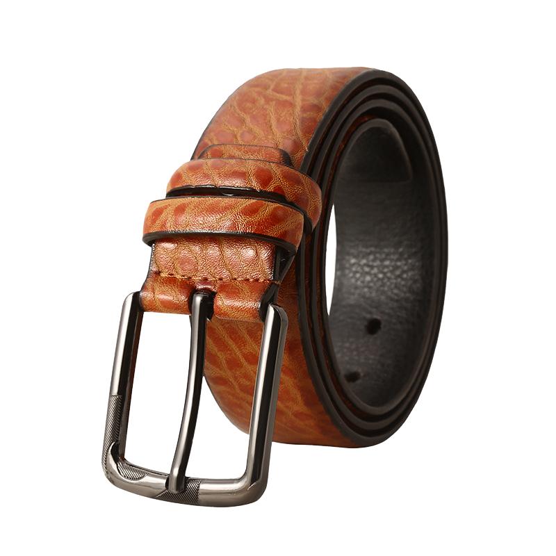 Retro Leather Pin Buckle Belt