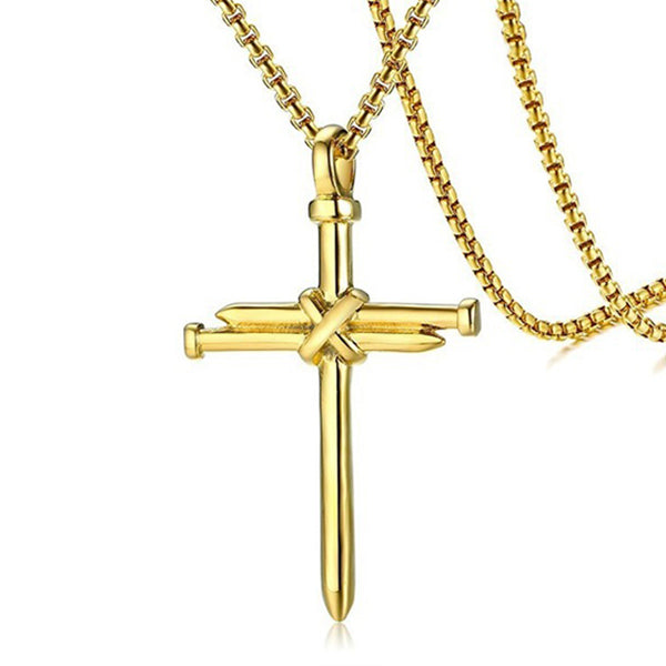 Vintage Cross Pendant Necklace