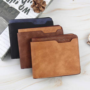 Vintage Slim Leather Wallet – Minimalist Design