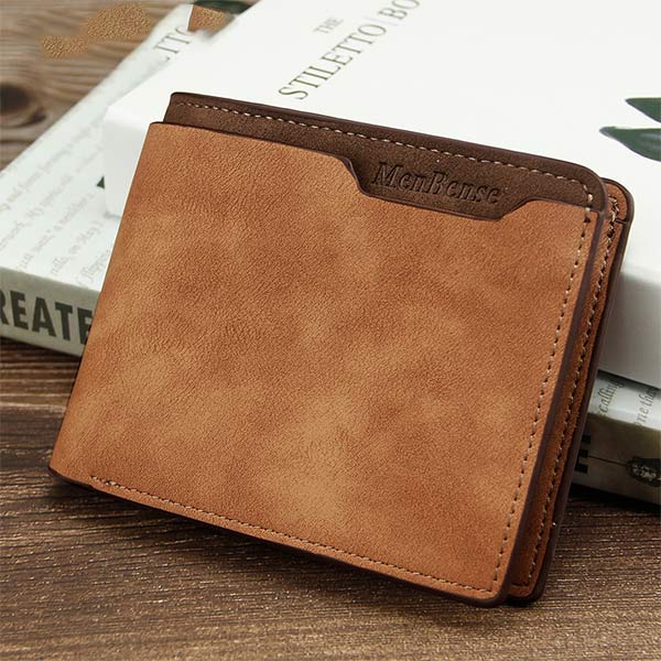 Vintage Slim Leather Wallet – Minimalist Design