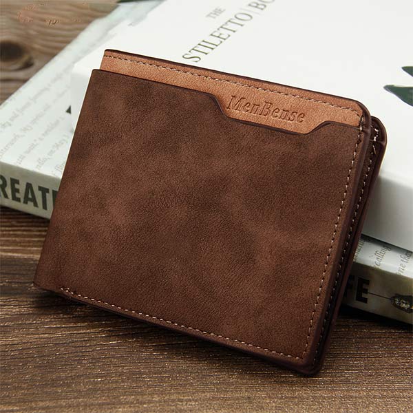 Vintage Slim Leather Wallet – Minimalist Design