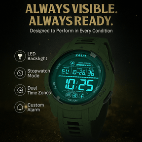 Adventure Ready Digital Men's Watch