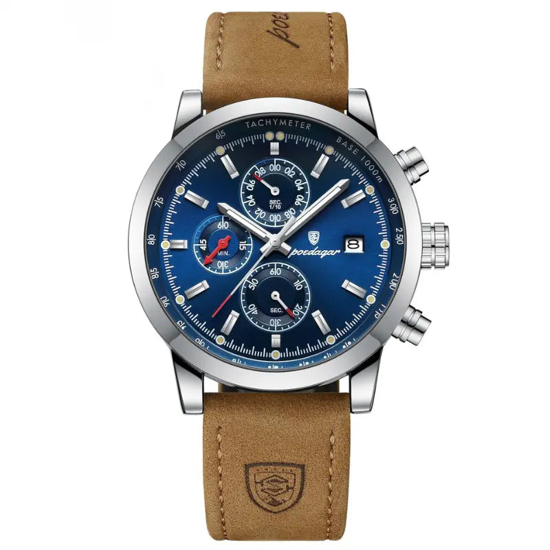 Luxurious Trendy Men's Watch Blue