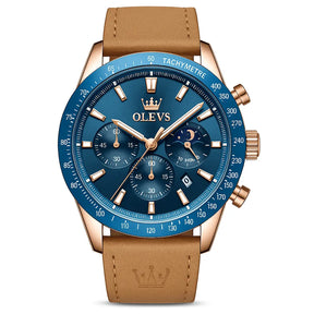 Quartz Waterproof Men's Watch Rose