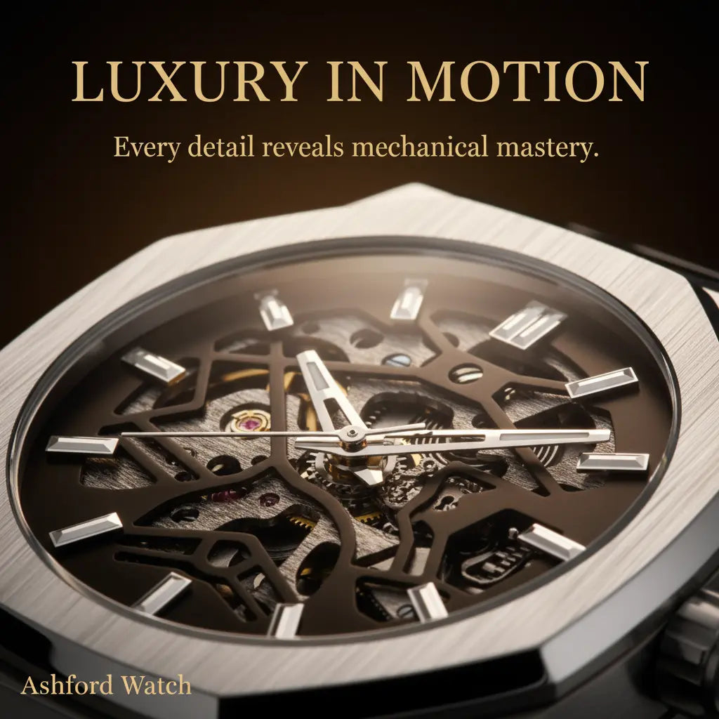 Monaco Skeleton Automatic Watch