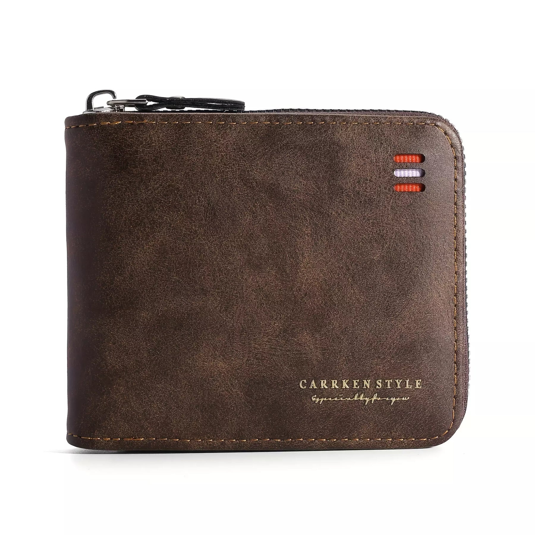 Vintage Guard – Men’s PU Leather Zipper Wallet