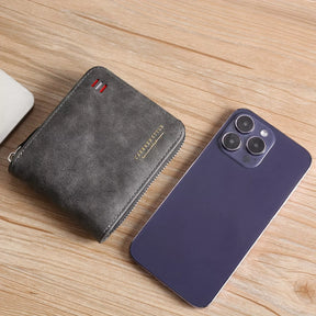 Vintage Guard – Men’s PU Leather Zipper Wallet