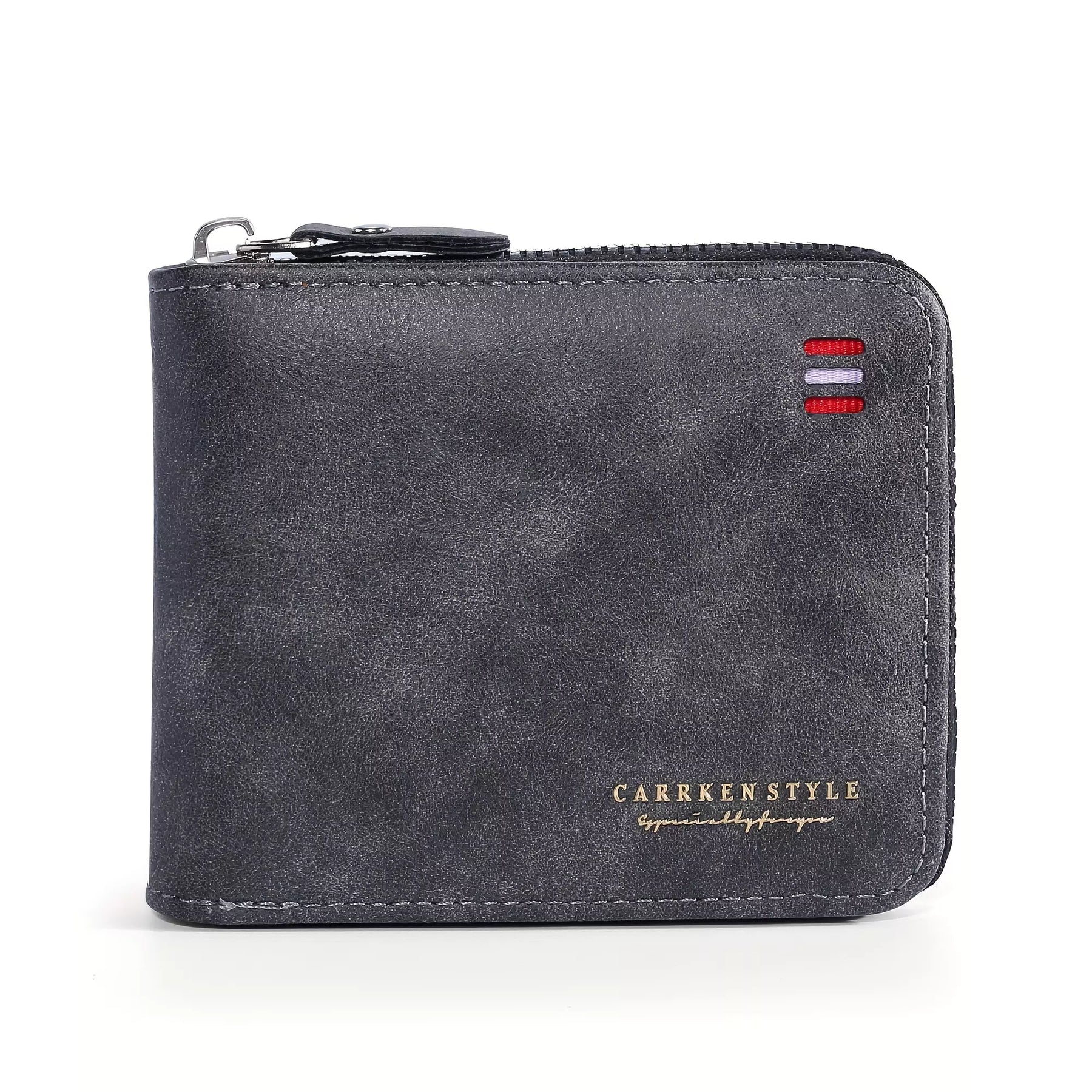 Vintage Guard – Men’s PU Leather Zipper Wallet