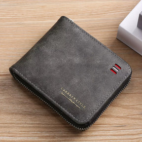 Vintage Guard – Men’s PU Leather Zipper Wallet