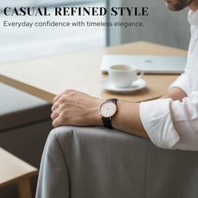 Zenith Classic – Quartz Casual Leather Watch