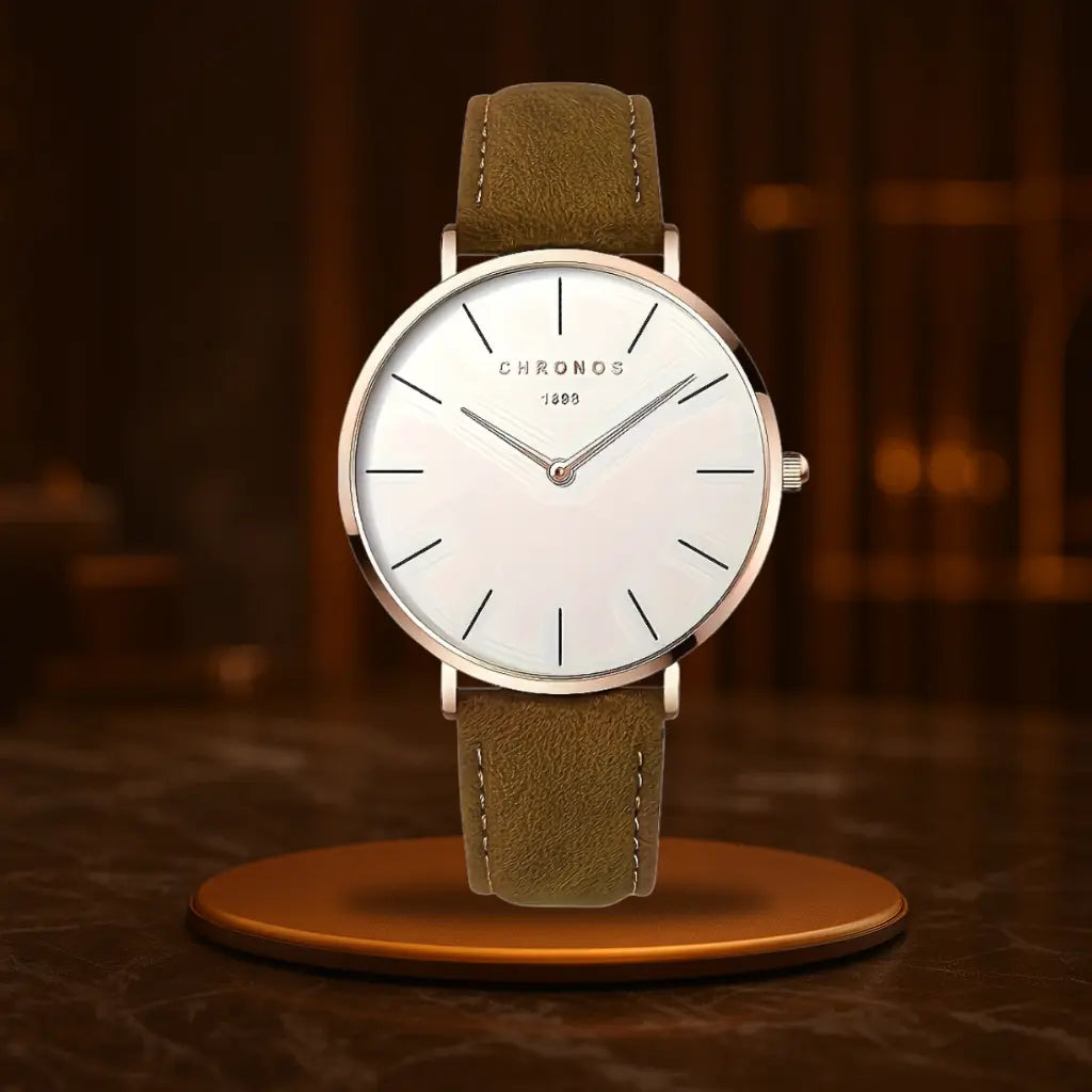 Zenith Classic – Quartz Casual Leather Watch