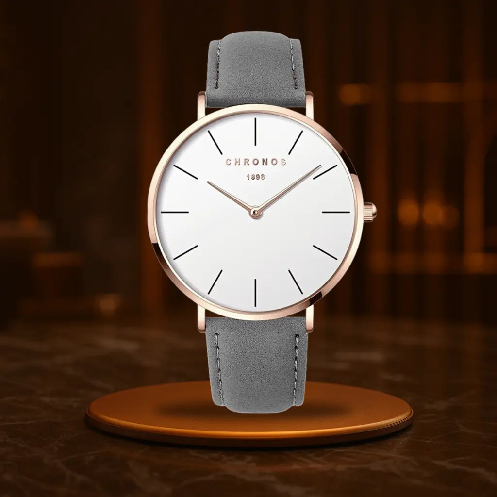 Zenith Classic – Quartz Casual Leather Watch