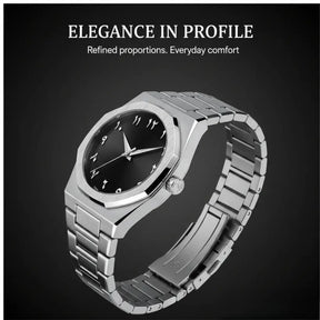 Zenith Steel Luxury Minimalist Quartz Watch