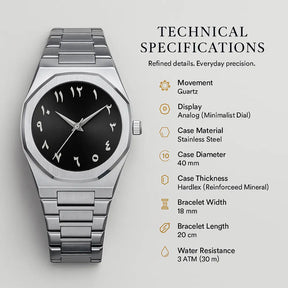 Zenith Steel Luxury Minimalist Quartz Watch