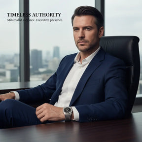 Zenith Steel Luxury Minimalist Quartz Watch