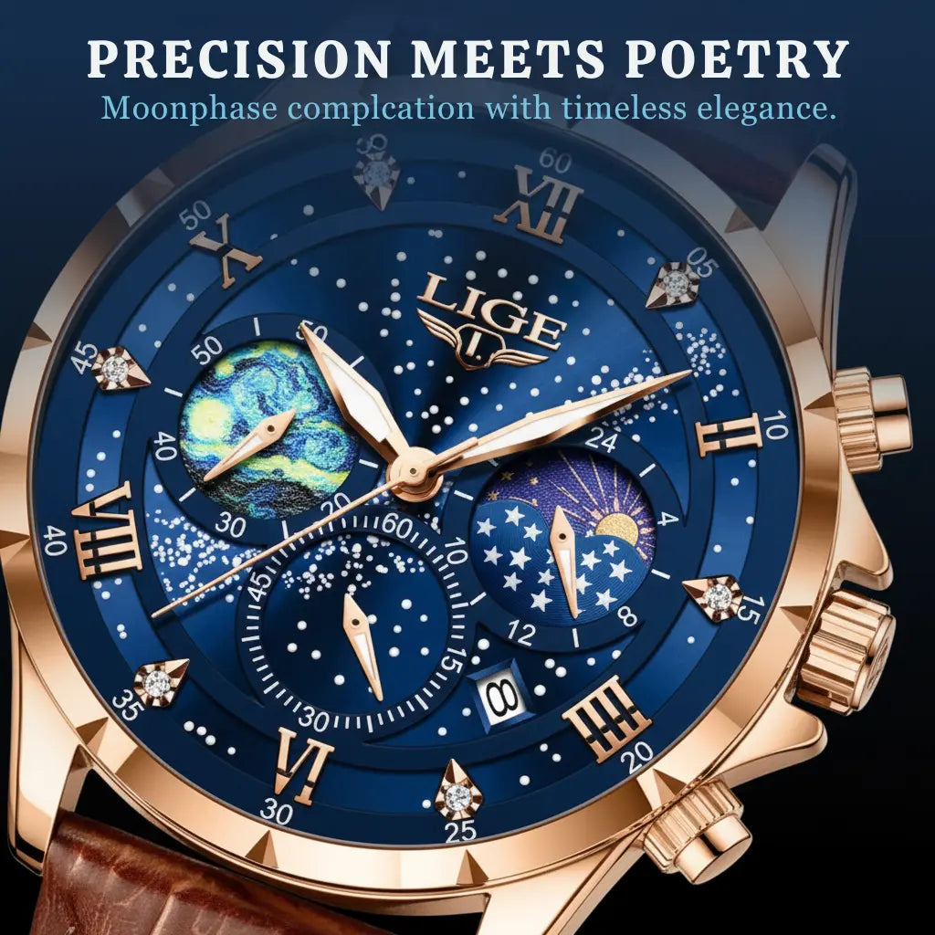 Eclipse Moonphase Luxury Watch