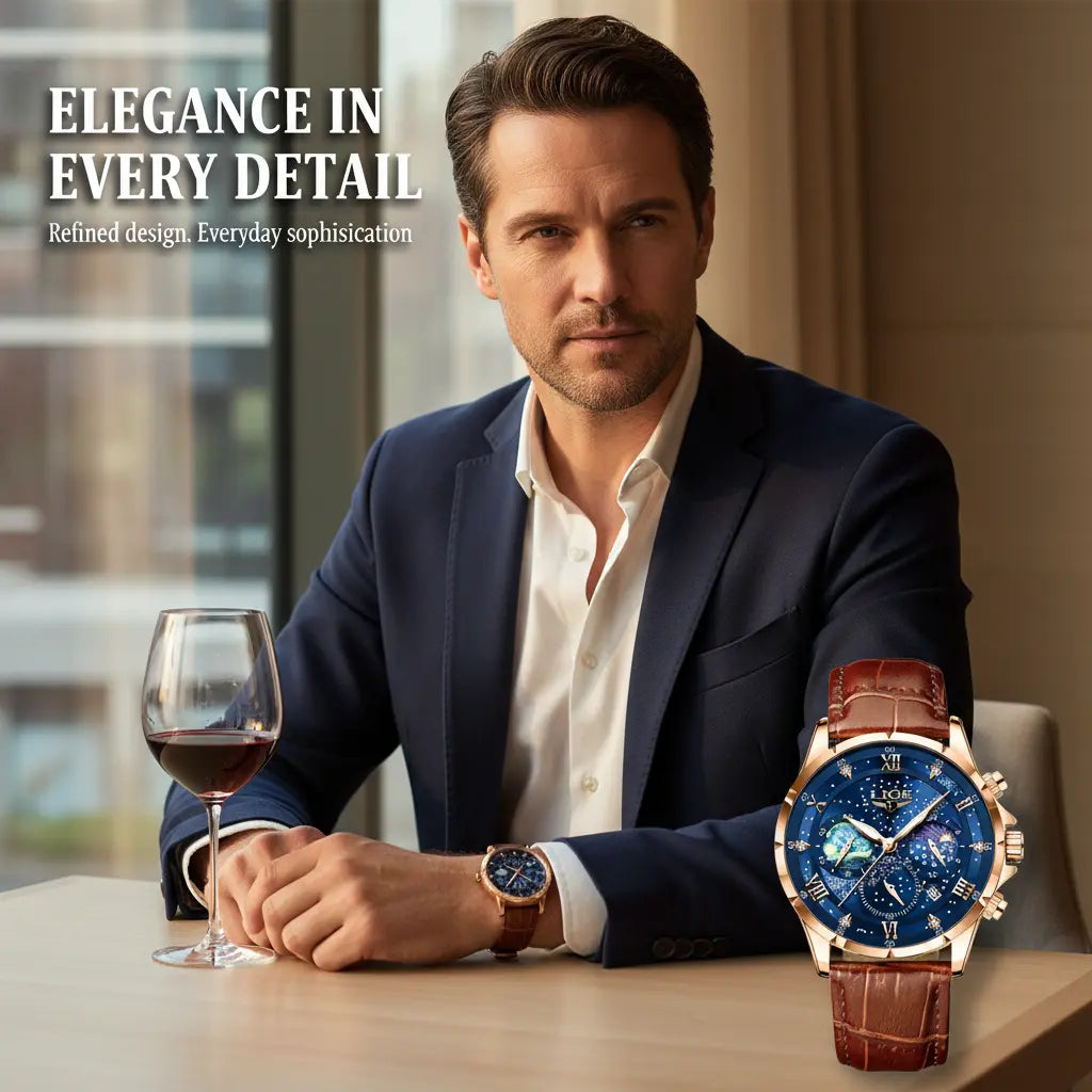 Eclipse Moonphase Luxury Watch