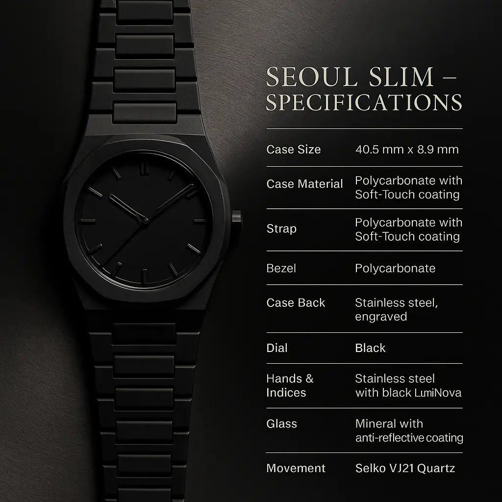 Seoul Slim Minimalist Watch