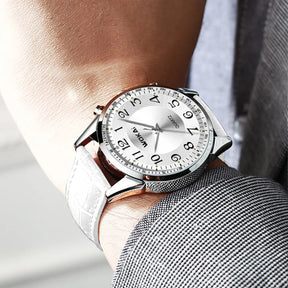 Casual Sport White Men's Watch