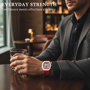 HOVX Atlas Barrel – Men’s Quartz Barrel-Shaped Watch